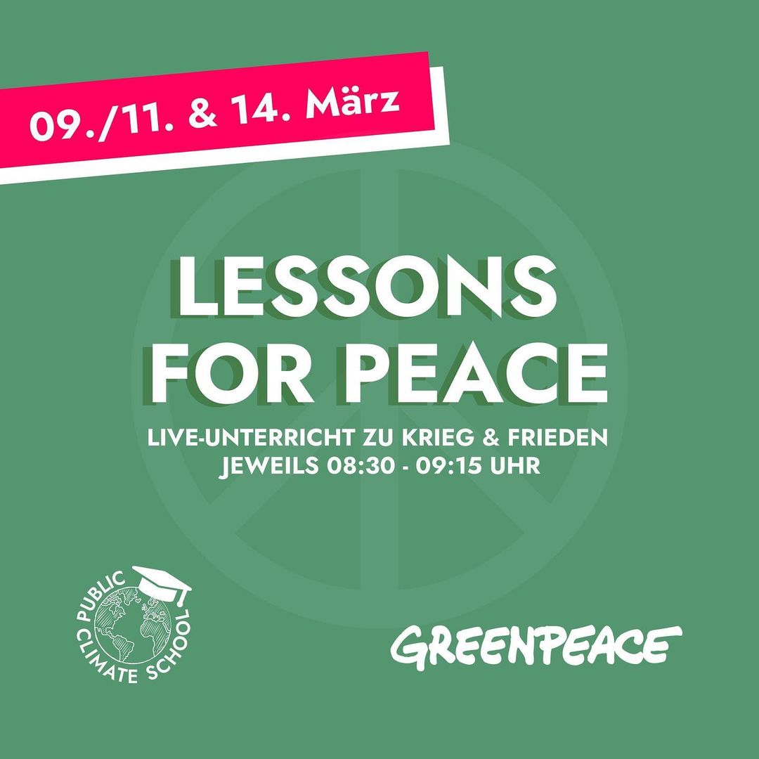 Krieg in der Ukraine – Lessons for Peace an deiner Schule