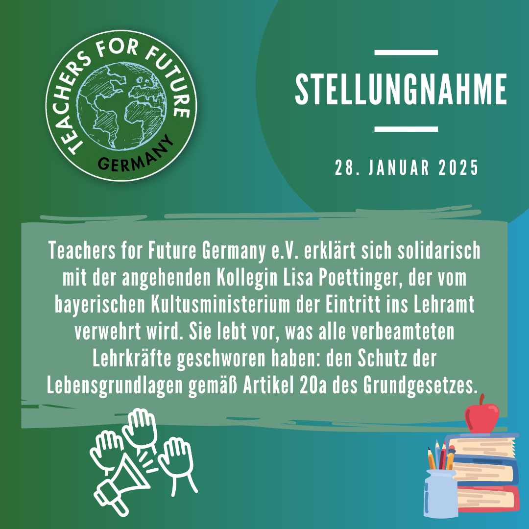 Solidarität mit Lisa Poettinger – Kein Berufsverbot für Klimaaktivist:innen!