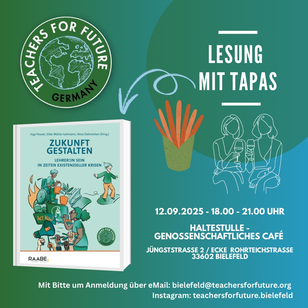 SAVE THE DATE: Lesung mit Tapas in Bielefeld