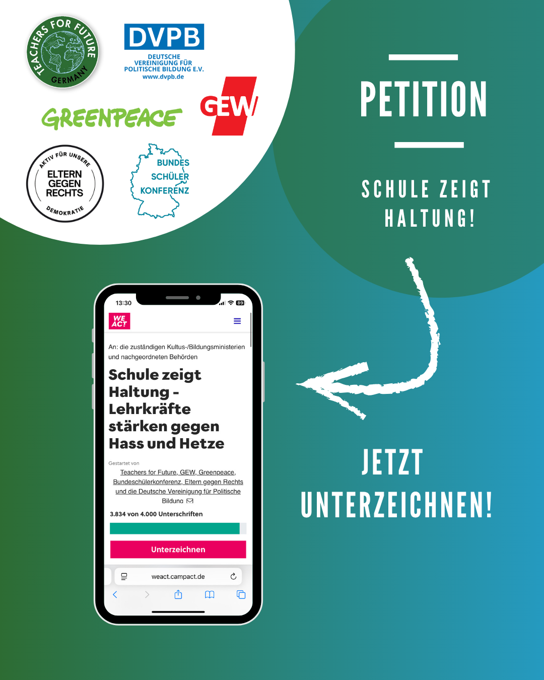 Petition: Schule Zeigt Haltung!
