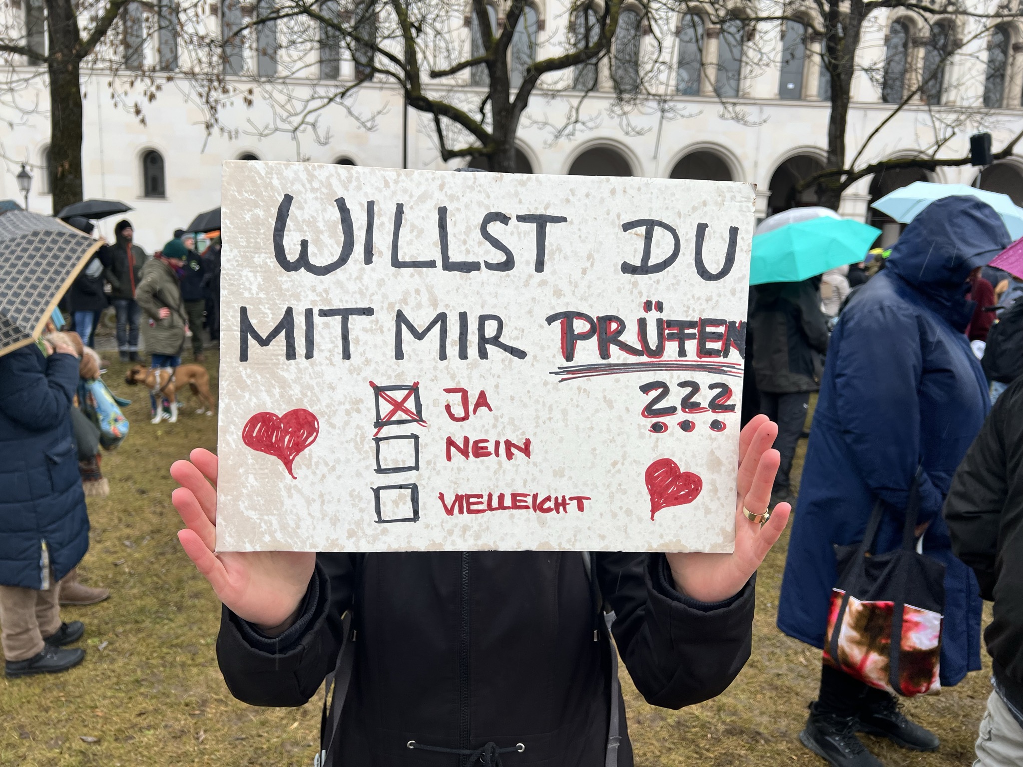 Prüfung statt Pralinen