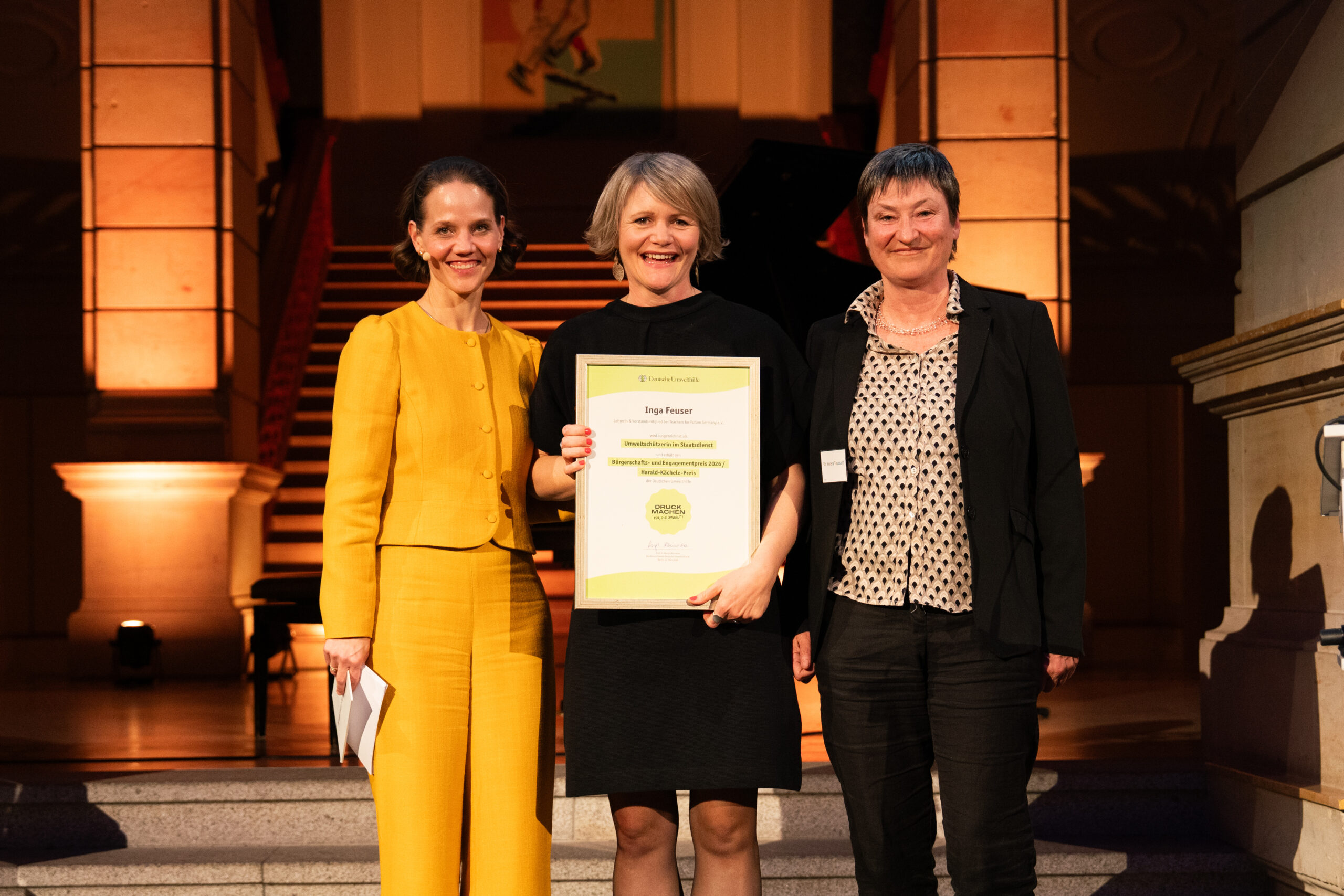 Inga Feuser wird mit DUH-Engagementpreis ausgezeichnet